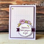 Stampin Scoop New 2nd Sale-a-bration Release | Stampin Up Demonstrator Linda Cullen | Crafty Stampin’ | Purchase your Stampin’ Up Supplies | Rise & Shine Stamp Set | Well Dressed Stamp Set | Tags In Bloom Stamp Set | Flowering Foils Specialty Designer Series Paper | So Very Vellum Specialty Designer Series Paper