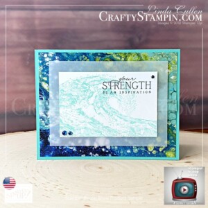 Stampin Scoop Wave of the Ocean | Join Stampin’ Up! | Frequently Asked Questions about becoming a Stampin’ Up! Demonstrator | Join the Craft Stampin’ Crew | Stampin Up Demonstrator Linda Cullen | Crafty Stampin’ | Purchase Stampin’ Up! Product | FAQ about Paper Pumpkin Wave of the Ocean Collection 161797 | Waves of Inspiration Bundle 158841 | Waves of Inspiration Stamp Set 158833 | Waves Dies 158840 | Waves of the Ocean 12” x 12” Designer Series Paper 159982 | Blue Foil 12 “ x 12” Specialty Paper 159983 | Rhinestone Waves Basic Jewels 159396