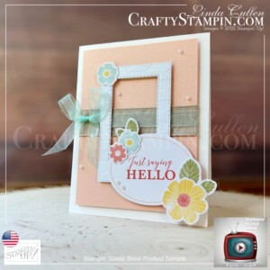 Nourish & Flourish - Kits & Alternates | Stampin' Scoop | Join Stampin’ Up! | Frequently Asked Questions about becoming a Stampin’ Up! Demonstrator | Join the Craft Stampin’ Crew | Stampin Up Demonstrator Linda Cullen | Crafty Stampin’ | Purchase Stampin’ Up! Product | FAQ about Paper Pumpkin | Nourish & Flourish Kit [160230] | Pool Party 3/8" (1 Cm) Sheer Ribbon [152462] | Natural Finish 7/8" (2.2 Cm) Ribbon [159051] | Iridescent Pearl Basic Jewels [158987] | Rectangle Stitched Dies [151820] |