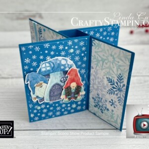 Stampin Scoop Storybook Gnomes Suite Episode 147 | Join Stampin’ Up! | Frequently Asked Questions about becoming a Stampin’ Up! Demonstrator | Join the Craft Stampin’ Crew | Stampin Up Demonstrator Linda Cullen | Crafty Stampin’ | Purchase Stampin’ Up! Product | FAQ about Paper Pumpkin | Storybook Gnomes Suite Collection[159630] | Kindest Gnomes Bundle[159626] | Kindest Gnomes Cling Stamp Set [159616] | One Happy Family Cling Stamp Set [155474] | Storybook Gnomes Designer Series Paper [159615] | Gnomes Dies [159625] | Stylish Shapes Dies [159183] | Amazing Thanks Dies [157816] | Fine Sparkle Adhesive Backed Gems [159967] | Adhesive Sheets [152334] |