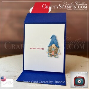 Stampin Scoop Storybook Gnomes Suite Episode 147 | Join Stampin’ Up! | Frequently Asked Questions about becoming a Stampin’ Up! Demonstrator | Join the Craft Stampin’ Crew | Stampin Up Demonstrator Linda Cullen | Crafty Stampin’ | Purchase Stampin’ Up! Product | FAQ about Paper Pumpkin | Storybook Gnomes Suite Collection[159630] | Kindest Gnomes Bundle[159626] | Kindest Gnomes Cling Stamp Set [159616] | One Happy Family Cling Stamp Set [155474] | Storybook Gnomes Designer Series Paper [159615] | Gnomes Dies [159625] | Stylish Shapes Dies [159183] | Amazing Thanks Dies [157816] | Fine Sparkle Adhesive Backed Gems [159967] | Adhesive Sheets [152334] |