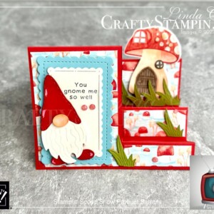 Stampin Scoop Storybook Gnomes Suite Episode 147 | Join Stampin’ Up! | Frequently Asked Questions about becoming a Stampin’ Up! Demonstrator | Join the Craft Stampin’ Crew | Stampin Up Demonstrator Linda Cullen | Crafty Stampin’ | Purchase Stampin’ Up! Product | FAQ about Paper Pumpkin | Storybook Gnomes Suite Collection[159630] | Kindest Gnomes Bundle[159626] | Kindest Gnomes Cling Stamp Set [159616] | One Happy Family Cling Stamp Set [155474] | Storybook Gnomes Designer Series Paper [159615] | Gnomes Dies [159625] | Stylish Shapes Dies [159183] | Amazing Thanks Dies [157816] | Fine Sparkle Adhesive Backed Gems [159967] | Adhesive Sheets [152334] |