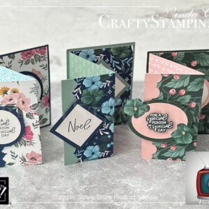 Stampin Scoop Fitting Florets Collection Episode 148 | Join Stampin’ Up! | Frequently Asked Questions about becoming a Stampin’ Up! Demonstrator | Join the Craft Stampin’ Crew | Stampin Up Demonstrator Linda Cullen | Crafty Stampin’ | Purchase Stampin’ Up! Product | FAQ about Paper Pumpkin | Delicate Details Treat Boxes [159248] | Shimmery White Cardstock [101910] | Silver Foil 12" X 12" Specialty Pack [156457] | Gold Foil Sheets [132622] | Rose Gold 12” X 12” Specialty Paper [159139] | Gray Granite 1/4" Shimmer Ribbon [152463] | Petal Pink 3/8" Soft Polyester Ribbon [159192] | Gold 3/8" Shimmer Ribbon [156470] | Rhinestone Basic Jewels [144220] | Champagne Rhinestone Basic Jewels [151193] | Metallics Embossing Powders [155555] |