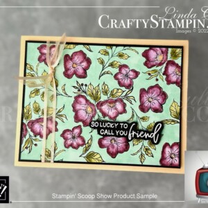 Stampin Scoop Fitting Florets Collection Episode 148 | Join Stampin’ Up! | Frequently Asked Questions about becoming a Stampin’ Up! Demonstrator | Join the Craft Stampin’ Crew | Stampin Up Demonstrator Linda Cullen | Crafty Stampin’ | Purchase Stampin’ Up! Product | FAQ about Paper Pumpkin | Delicate Details Treat Boxes [159248] | Shimmery White Cardstock [101910] | Silver Foil 12" X 12" Specialty Pack [156457] | Gold Foil Sheets [132622] | Rose Gold 12” X 12” Specialty Paper [159139] | Gray Granite 1/4" Shimmer Ribbon [152463] | Petal Pink 3/8" Soft Polyester Ribbon [159192] | Gold 3/8" Shimmer Ribbon [156470] | Rhinestone Basic Jewels [144220] | Champagne Rhinestone Basic Jewels [151193] | Metallics Embossing Powders [155555] |