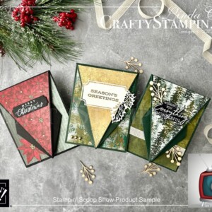 Stampin Scoop Boughs of Holly Suite Episode 149 | Join Stampin’ Up! | Frequently Asked Questions about becoming a Stampin’ Up! Demonstrator | Join the Craft Stampin’ Crew | Stampin Up Demonstrator Linda Cullen | Crafty Stampin’ | Purchase Stampin’ Up! Product | FAQ about Paper Pumpkin | Boughs Of Holly Suite Collection [159612] | Leaves Of Holly Bundle [159608] | Leaves Of Holly Photopolymer Stamp Set [159601] | Merriest Moments Photopolymer Stamp Set [156353] | Shimmery White 8-1/2" X 11" Cardstock [101910] | Copper Foil Sheets [142020] | Distressed Gold 12" X 12" Specialty Paper [159237] | Kraft Gift Boxes [156569] | Basic White Medium Envelopes [159236] | Wink Of Stella Clear Glitter Brush [141897] | Water Painters [151298] | Seasonal Labels Dies [156299] |