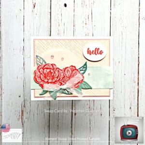 Stampin Scoop Hello, Irresistible and More Online Exclusives Suite Episode 156 | Join Stampin’ Up! | Frequently Asked Questions about becoming a Stampin’ Up! Demonstrator | Join the Craft Stampin’ Crew | Stampin Up Demonstrator Linda Cullen | Crafty Stampin’ | Purchase Stampin’ Up! Product | FAQ about Paper Pumpkin | FAQ about Kits Collection | Online Exclusive Products | Hello, Irresistible Suite Collection [161154] | Irresistible Blooms Bundle [161150] | Irresistible Blooms Stamp Set [161140] | Irresistible Blooms Dies [161149] | Hello, Irresistible 6" X 6" Designer Series Paper [161139] | Loose Frosted Dots [161153] | Tropical Leaf Bundle [161249] | Tropical Leaf Photopolymer Stamp Set [161242] | Tropical Leaf Punch [161248] | Rhino Ready Bundle [161387] | Rhino Ready Cling Stamp Set [160959] | Rhino Ready Dies [160985] | Growth Takes Time Stamp Set [161497] | Classic Letters Stamp Set [161267] | Hope & Peace Stamp Set [159773] | Naturally Gilded 12" X 12" Specialty Designer Series Paper [161639] | Elegant Borders Dies [161593] | Radiating Stitches Dies [161595] | Basics 3D Embossing Folders [161598] | 2" Circle Punch [133782] | 1-3/4"Circle Punch [119850] | Gold & Silver 1/8" Trim Combo Pack [161633] |