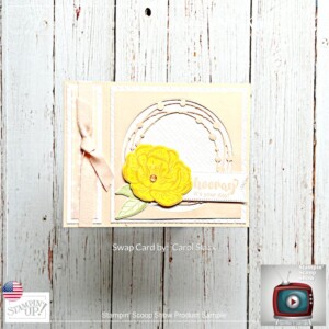 Stampin Scoop Hello, Irresistible and More Online Exclusives Suite Episode 156 | Join Stampin’ Up! | Frequently Asked Questions about becoming a Stampin’ Up! Demonstrator | Join the Craft Stampin’ Crew | Stampin Up Demonstrator Linda Cullen | Crafty Stampin’ | Purchase Stampin’ Up! Product | FAQ about Paper Pumpkin | FAQ about Kits Collection | Online Exclusive Products | Hello, Irresistible Suite Collection [161154] | Irresistible Blooms Bundle [161150] | Irresistible Blooms Stamp Set [161140] | Irresistible Blooms Dies [161149] | Hello, Irresistible 6" X 6" Designer Series Paper [161139] | Loose Frosted Dots [161153] | Tropical Leaf Bundle [161249] | Tropical Leaf Photopolymer Stamp Set [161242] | Tropical Leaf Punch [161248] | Rhino Ready Bundle [161387] | Rhino Ready Cling Stamp Set [160959] | Rhino Ready Dies [160985] | Growth Takes Time Stamp Set [161497] | Classic Letters Stamp Set [161267] | Hope & Peace Stamp Set [159773] | Naturally Gilded 12" X 12" Specialty Designer Series Paper [161639] | Elegant Borders Dies [161593] | Radiating Stitches Dies [161595] | Basics 3D Embossing Folders [161598] | 2" Circle Punch [133782] | 1-3/4"Circle Punch [119850] | Gold & Silver 1/8" Trim Combo Pack [161633] |