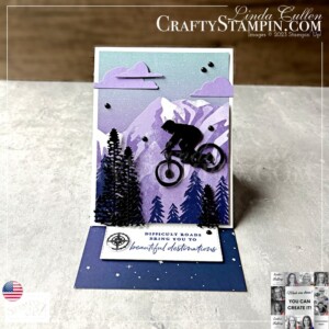 You Can Create It - International Challenge & Inspiration - March 2023 | Join Stampin’ Up! | Frequently Asked Questions about becoming a Stampin’ Up! Demonstrator | Join the Craft Stampin’ Crew | Stampin Up Demonstrator Linda Cullen | Crafty Stampin’ | Purchase Stampin’ Up! Product | FAQ about Paper Pumpkin | FAQ about Kits Collection | Online Exclusive Products | Picturesque Stamp Set [160511] | Enjoy The Journey Designer Series Paper [160586] | Enamel Sticker Icons [160598] | Rectangle Stitched Dies [151820] | Greatest Journey Dies [160593] | Matte Black Dots [154284] |