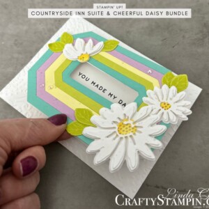 Stampin Scoop Countryside Inn Suite Episode 161 | Join Stampin’ Up! | Frequently Asked Questions about becoming a Stampin’ Up! Demonstrator | Join the Craft Stampin’ Crew | Stampin Up Demonstrator Linda Cullen | Crafty Stampin’ | Purchase Stampin’ Up! Product | FAQ about Paper Pumpkin | FAQ about Kits Collection | Online Exclusive Products | Share A Milkshake Stamp Set [160394] | Share A Milkshake Dies [160395] | Countryside Corners Dies [161471] | Countryside Blossoms Embossing Folder [161473] | Holographic Trio Specialty Paper [161744] | Sponge Daubers [133773] | Stampin' Spritzer [126185] | Wink Of Stella Clear Glitter Brush [141897] | Iridescent Rhinestones Basic Jewels [158130] |