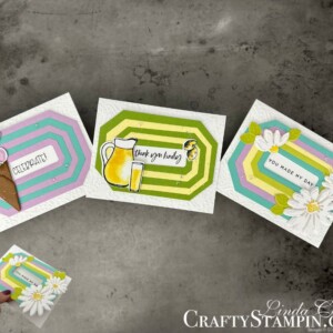 Stampin Scoop Countryside Inn Suite Episode 161 | Join Stampin’ Up! | Frequently Asked Questions about becoming a Stampin’ Up! Demonstrator | Join the Craft Stampin’ Crew | Stampin Up Demonstrator Linda Cullen | Crafty Stampin’ | Purchase Stampin’ Up! Product | FAQ about Paper Pumpkin | FAQ about Kits Collection | Online Exclusive Products | Share A Milkshake Stamp Set [160394] | Share A Milkshake Dies [160395] | Countryside Corners Dies [161471] | Countryside Blossoms Embossing Folder [161473] | Holographic Trio Specialty Paper [161744] | Sponge Daubers [133773] | Stampin' Spritzer [126185] | Wink Of Stella Clear Glitter Brush [141897] | Iridescent Rhinestones Basic Jewels [158130] |