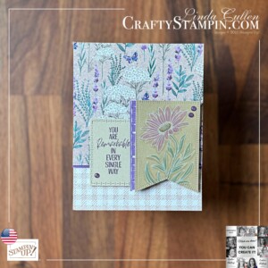 You Can Create It - International Challenge & Inspiration - August 2025 | Join Stampin’ Up! | Frequently Asked Questions about becoming a Stampin’ Up! Demonstrator | Join the Craft Stampin’ Crew | Stampin Up Demonstrator Linda Cullen | Crafty Stampin’ | Purchase Stampin’ Up! Product | FAQ about Paper Pumpkin | FAQ about Kits Collection | Online Exclusive Products | You Are Remarkable Stamp Set [165445] | Perennial Lavender Designer Series Paper [162593] | Gorgeous Grape Two-Tone Cardstock [166664] | Crumb Cake Two-Tone Cardstock [166671] | Nested Essentials Dies [161597] | Forever Plaid 3D Embossing Folder [164049] | Purple Fine Shimmer Gems [162611] |