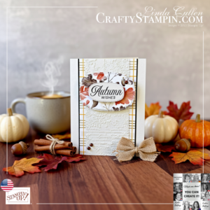 You Can Create It - International Challenge & Inspiration - September 2025 | Join Stampin’ Up! | Frequently Asked Questions about becoming a Stampin’ Up! Demonstrator | Join the Craft Stampin’ Crew | Stampin Up Demonstrator Linda Cullen | Crafty Stampin’ | Purchase Stampin’ Up! Product | FAQ about Paper Pumpkin | FAQ about Kits Collection | Online Exclusive Products | Amber Autumn Stamp Set [165883] | Gathering Together Specialty Designer Series Paper [165969] | Exposed Brick 3D Embossing Folder [161600] | Traditional Labels Dies [165864] | Streaked Dots [165902] |